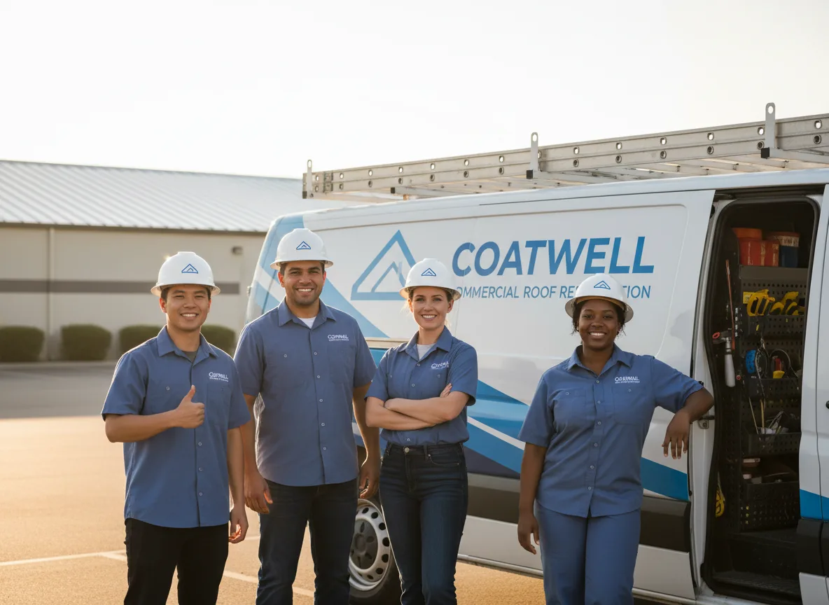 Commercial roof coating company in Hillsboro, WI